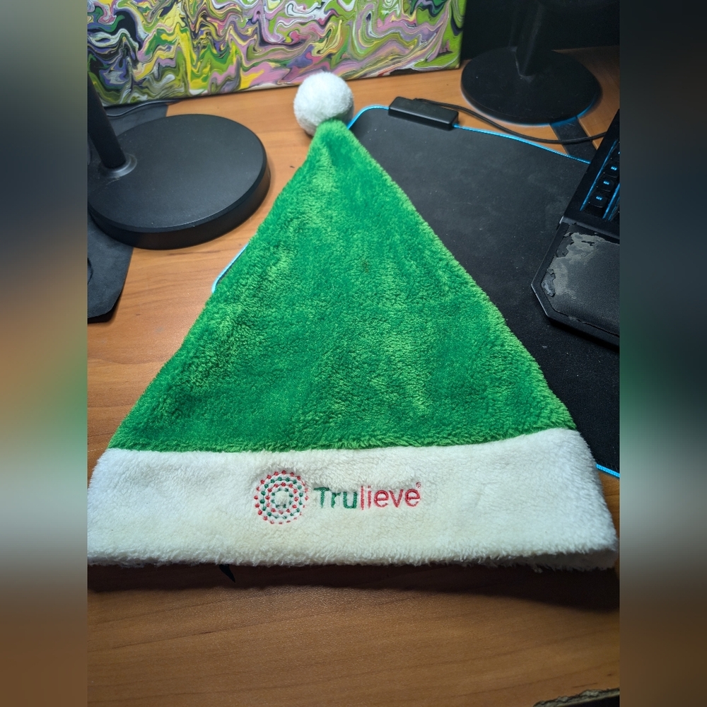 Trulieve Cannabis Green Christmas Hat